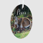 スリーピングディアピースホリデー オーナメント (正面)