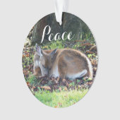 スリーピングディアピースホリデー オーナメント (正面)