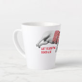 スリーピングドッグラテマグ(2サイズ) カフェラテマグ (左アングル)