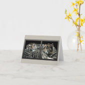 「スリーピングパターン」 - Tiger Card カード (黄色い花)