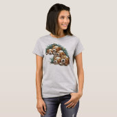 スリーピングパップグラフィック Tシャツ (正面フル)