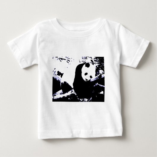 スリーピングパンダ ベビーTシャツ (正面)