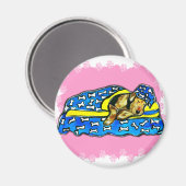 スリーピングピンクエアデール マグネット (正面/裏面)