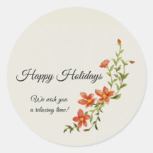 スリーピングフラットグリーティングカード