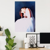 スリーピングブルー ポスター (ホームオフィス)