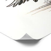 スリーピングベアクブウッドランド子供部屋アート ポスター (角)