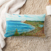 スリーピングベアドゥーンズレイクミシガンアート ランバークッション (ブランケット)