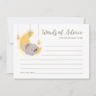 スリーピングベアムーンニュートラルアドバイスカード アドバイスカード