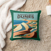 スリーピングベアーダンスミシガン クッション (ブランケット)