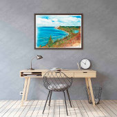 スリーピングベアーデュネスレイクショアミシガンアートプリント ポスター