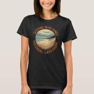 スリーピングベアーデューンズナショナルレイクショアサークル Tシャツ