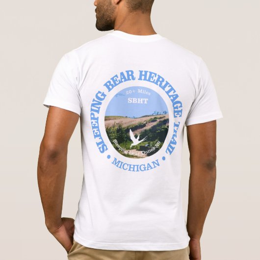 スリーピングベアHT (サイクリングc) Tシャツ (裏面)