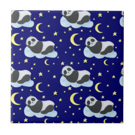 スリーピングベビーパンダ タイル