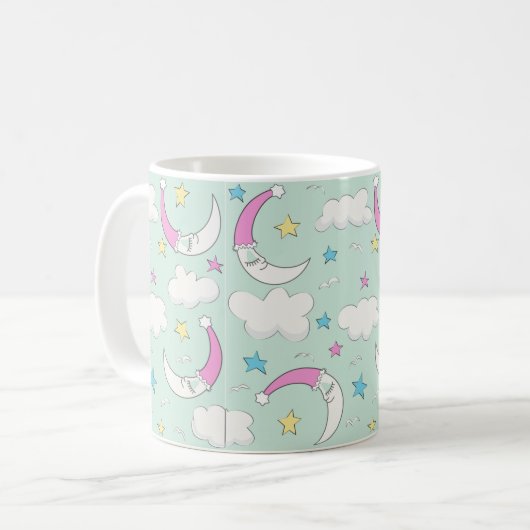 スリーピングムーン コーヒーマグカップ (正面左)