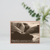 スリーピングメン引用文はがき ポストカード (スタンド正面)