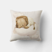 スリーピングライオン装飾用クッション クッション (裏面)