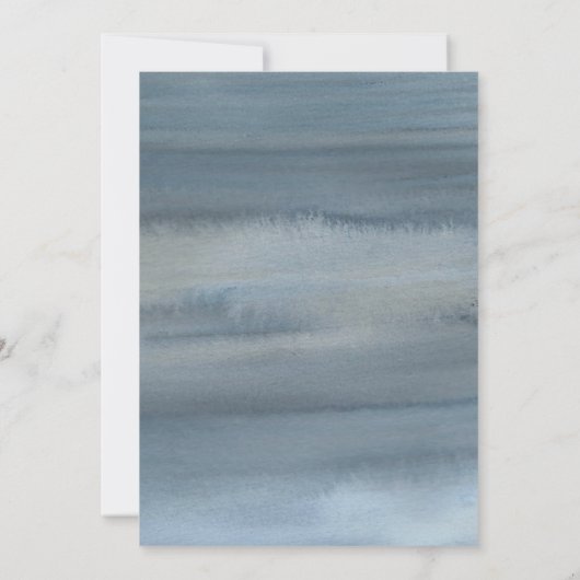 スリーピングラマベビーマウンテンズスターベビーシャワー 招待状 (裏面)