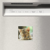 スリーピングリトルベビー子猫 マグネット (インサイチュ (食洗機))