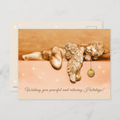 スリーピングリトルホリデイエンジェル シーズンポストカード (正面/裏面)