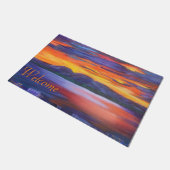 スリーピングレディーウェルカムドアマット ドアマット (アングル)