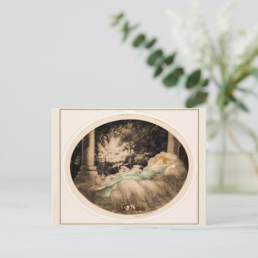 スリーピング美しいバイルイジアト シーズンポストカード (スタンド正面)