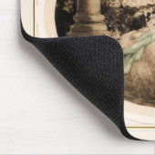 スリーピング美しいバイルイジアト マウスパッド (コーナー)