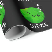 スリーピーおもしろいスリーピングピープンプンダークBG ラッピングペーパー (ロールコーナー)