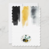 スリーピーお洒落ビーバースデーパーティーの招待 招待状 (裏面)