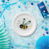 スリーピーお洒落ビー ペーパープレート (パーティー)