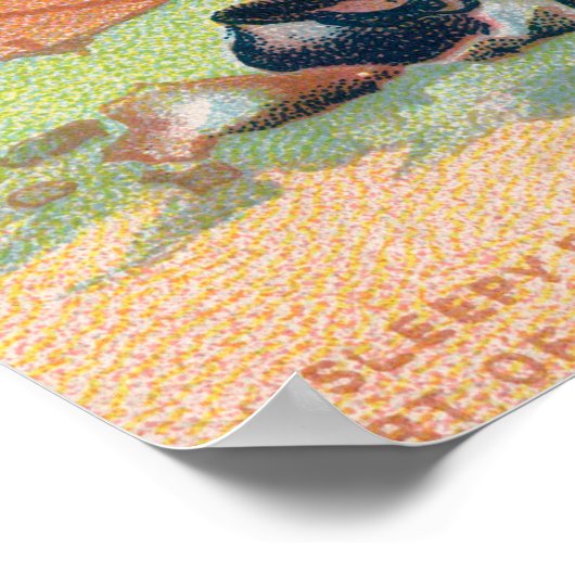 スリーピーアイフラワーアドとインディアン ポスター (角)