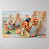 スリーピーアイフラワーアドとインディアン ポスター (正面)