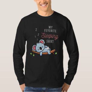 スリーピーオーストラリア動物オーストラリア昼寝怠け者眠りK Tシャツ