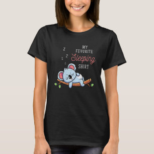 スリーピーオーストラリア動物オーストラリア昼寝怠け者眠りK Tシャツ
