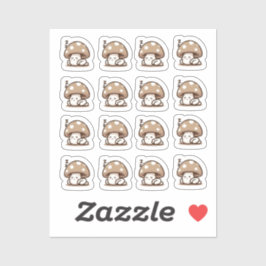 スリーピーカスタムキノコのビニールシール シール