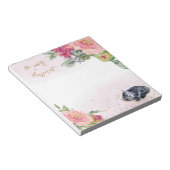 スリーピーキットンイラストレーションガールデイリーアクティビティ ノートパッド (アングル)