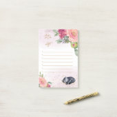 スリーピーキットンイラストレーションガールデイリーアクティビティ ポストイット (デスク上)