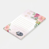 スリーピーキットンイラストレーションガールデイリーアクティビティ ポストイット (アングル)