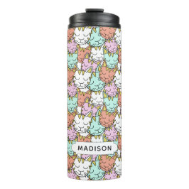 スリーピーキャッツパターン名前をカスタムするタンブラー タンブラー