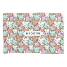 スリーピーキャッツパターン名前をカスタムする枕