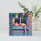 スリーピーキャットインウィンドウシルアイアート (スタンド正面)