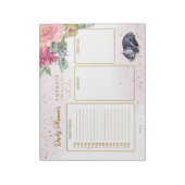 スリーピーキャットゴージャスデイリープランナーメモ帳 ノートパッド (回転)