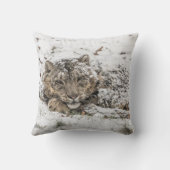 スリーピーキユキヒョウ クッション (裏面)