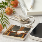 スリーピーグースアクリルキーチェーン キーホルダー (正面右)