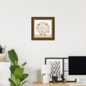 スリーピーサファリライオン子供部屋ウォールアートポスター ポスター (ホームオフィス)