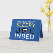 スリーピージョー カード (黄色い花)