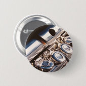 スリーピースのフルートボタン 缶バッジ (正面&裏面)