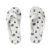 スリーピースイートスロス型 キッズビーチサンダル (フットベッド)