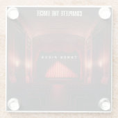 スリーピースコースター ガラスコースター (裏面)