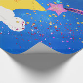 スリーピースターブルースターリースカイ ラッピングペーパー (角)