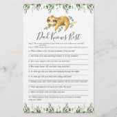 スリーピースロスベビーシャワーパパはゲーム最高のを知っている (正面)